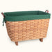 Amish Handmade Throw Blanket Basket Liner Green