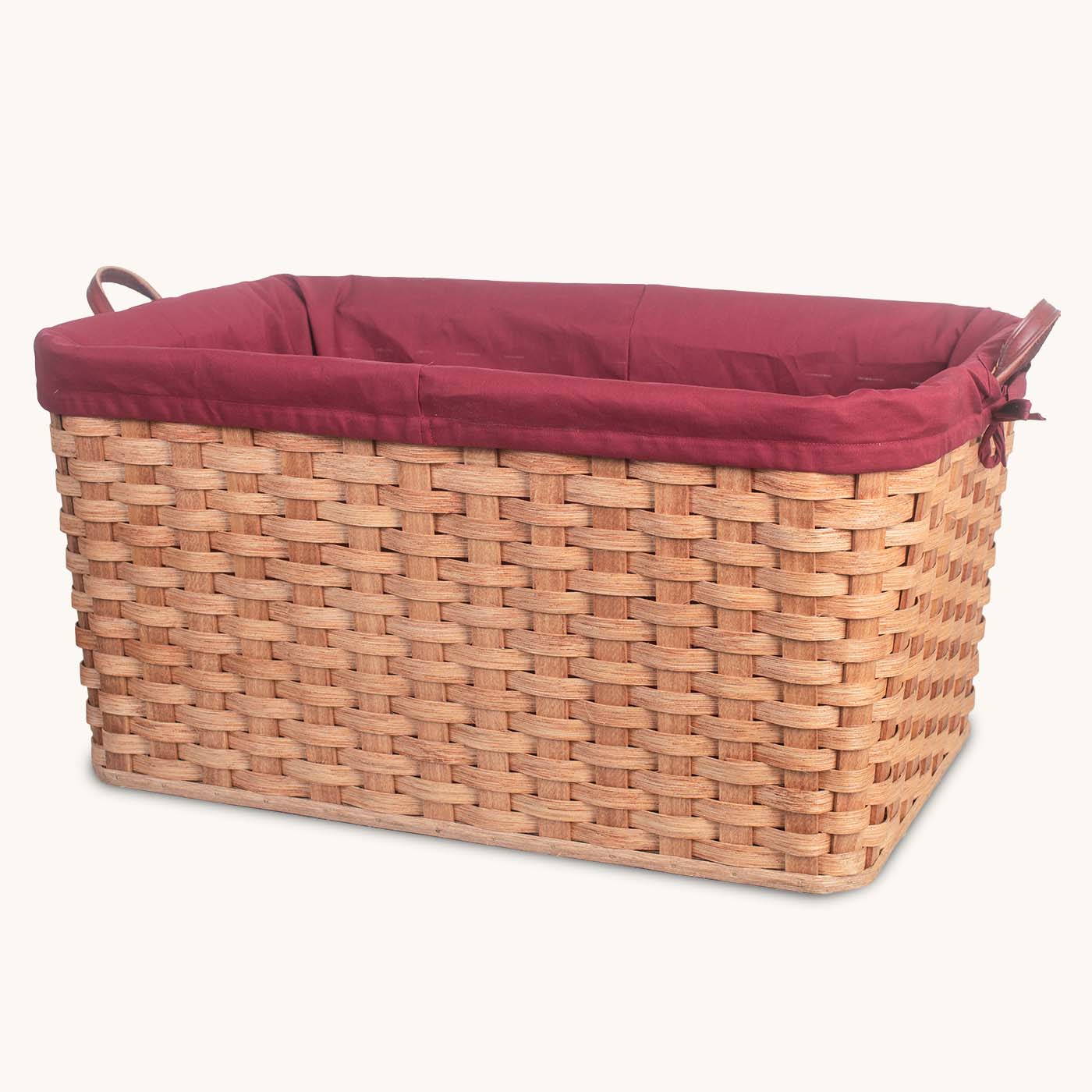 Amish Handsewn Liner for 27" by 18" Basket Wine