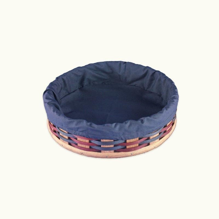 Basket Liner for Church Collection Offering Plate Blue