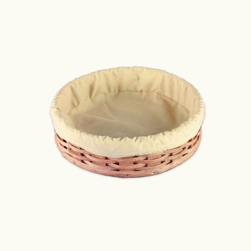 Basket Liner for Church Collection Offering Plate Cream