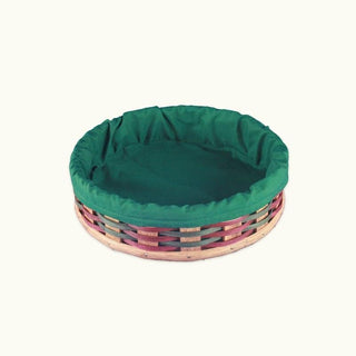 Basket Liner for Church Collection Offering Plate Green