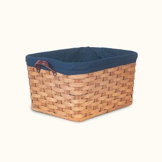 Cloth Liner For 18" x 14" Basket Blue