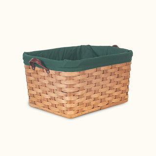 Cloth Liner For 18" x 14" Basket Green