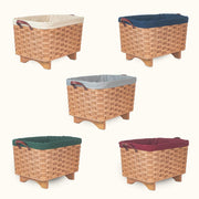 Cloth Liner For Fireplace Hearth & Large Magazine Basket