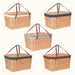 Hand Sewn Cloth Liner For Large Classic Picnic Basket