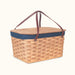 Hand Sewn Cloth Liner For Storage Trunk Organizer Blue