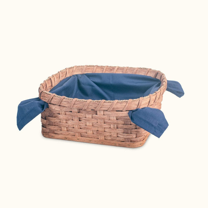 Optional Cloth Napkin Liner for Square Bread & Napkin Basket Blue