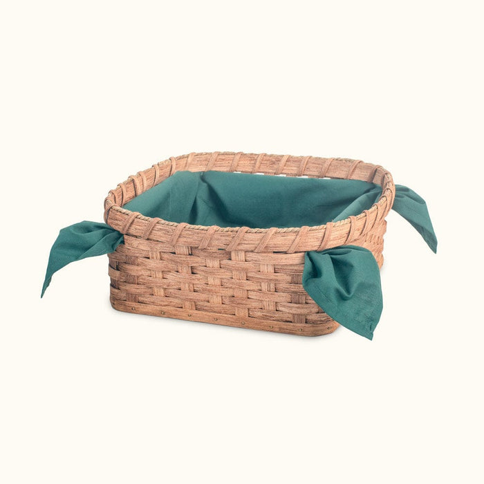 Optional Cloth Napkin Liner for Square Bread & Napkin Basket Green