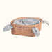 Optional Cloth Napkin Liner for Square Bread & Napkin Basket Grey