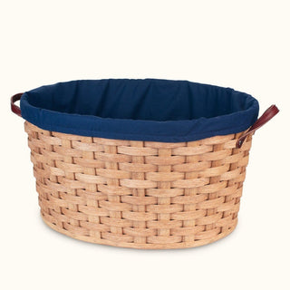 Optional Liner For Large Farmhouse Laundry Basket Blue