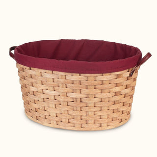 Optional Liner For Large Farmhouse Laundry Basket Wine