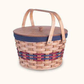 Optional Liner for Large Round Sewing & Knitting Basket