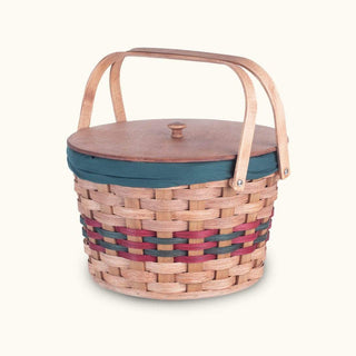 Optional Liner for Large Round Sewing & Knitting Basket