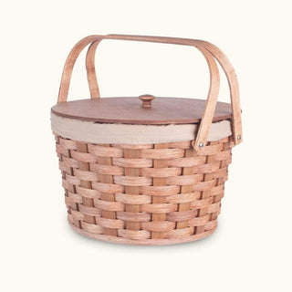 Optional Liner for Large Round Sewing & Knitting Basket