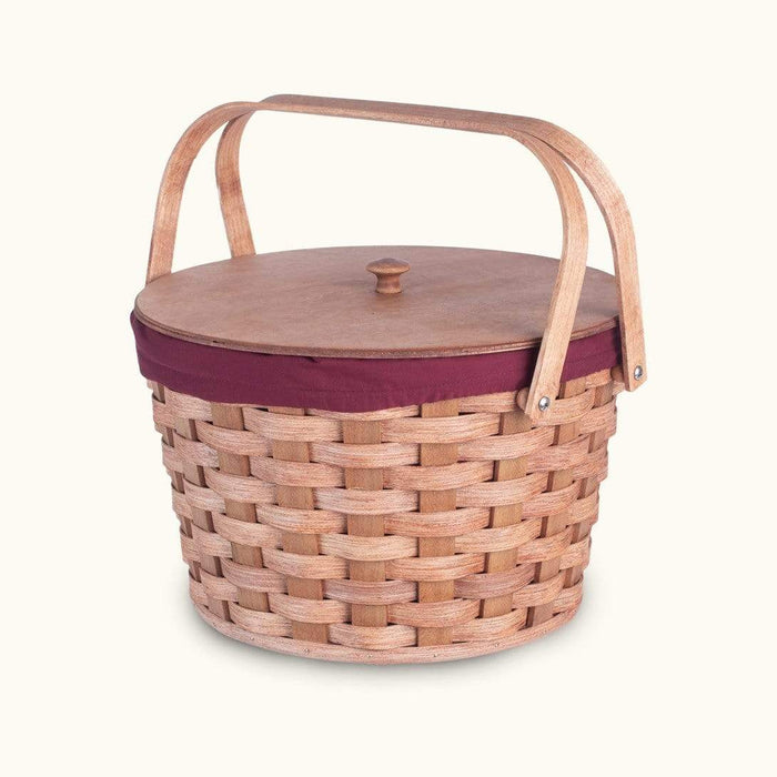 Optional Liner for Large Round Sewing & Knitting Basket