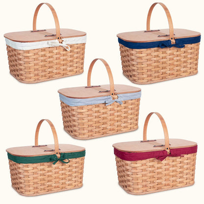Optional Liner for Large Vintage Picnic Basket