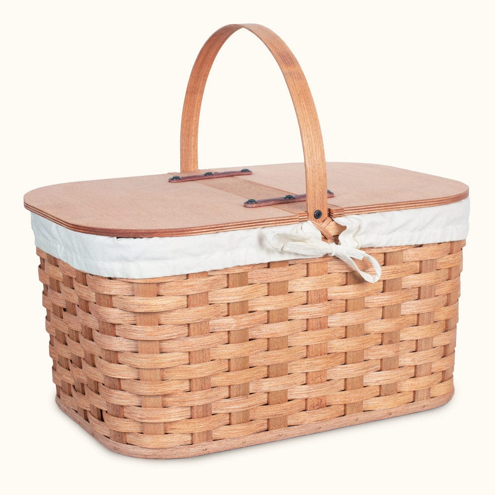Optional Liner for Large Vintage Picnic Basket Cream