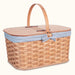 Optional Liner for Large Vintage Picnic Basket Gray