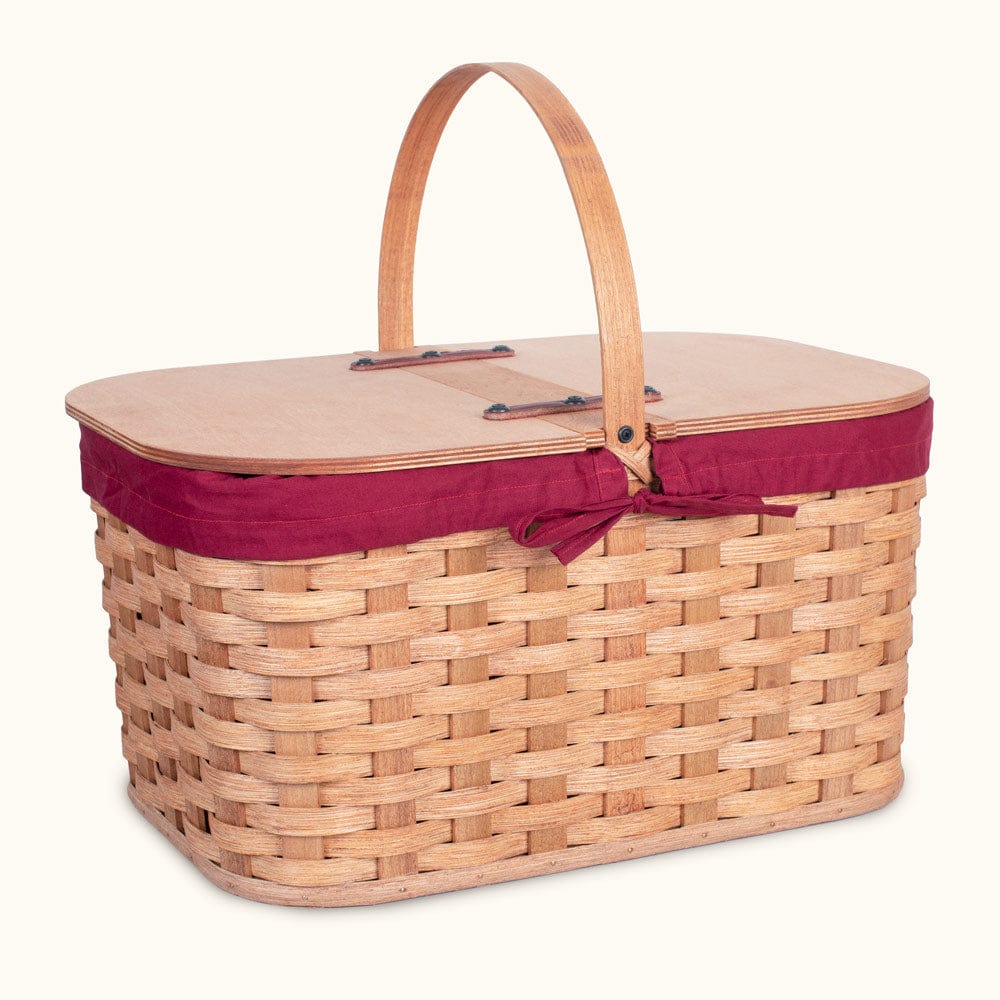 Optional Liner for Large Vintage Picnic Basket Wine