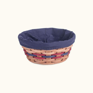 Optional Liner For Round Basket Blue