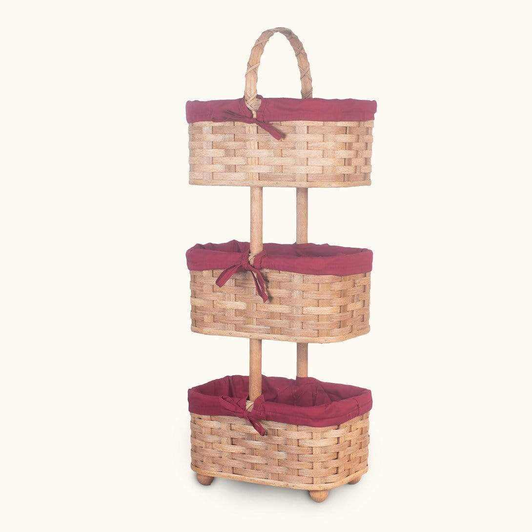 Optional Liner Set for 3-Tier Organizer Baskets Wine