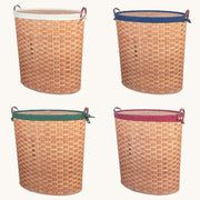 Oval Hamper Liner | Heavy Amish Hand Sewn Cloth Liner