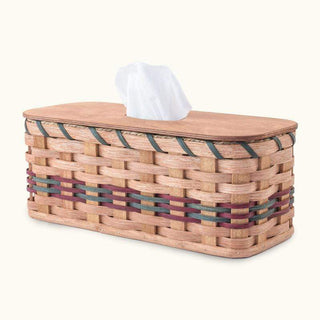 Amish Wicker Tank Topper Toilet Storage & Organizing Basket