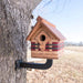 Vintage Wicker Amish Bird House: Rustic Wooden Cottage Design