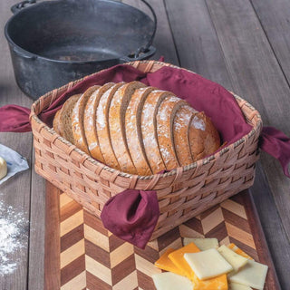 Amish Bread, Napkin or Serving Basket (Uses Cloth Napkin Liner) Plain
