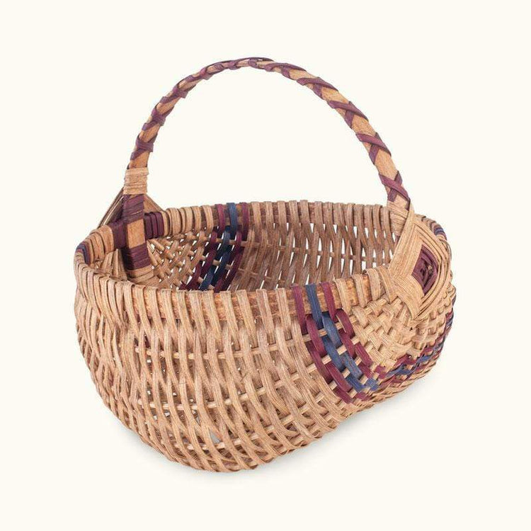 Large Wicker Egg Basket 12" Amish Egg Gathering Basket Amish Baskets