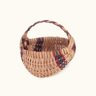 Amish Made 9" Medium Round Egg Basket