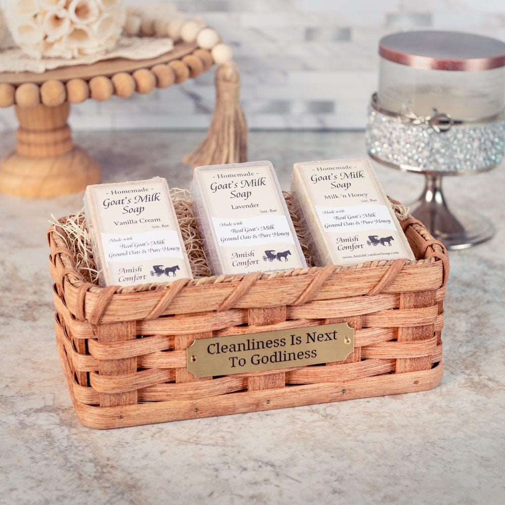 Goat Soap Gift Basket | Fresh Amish Goat Soap Gift Set