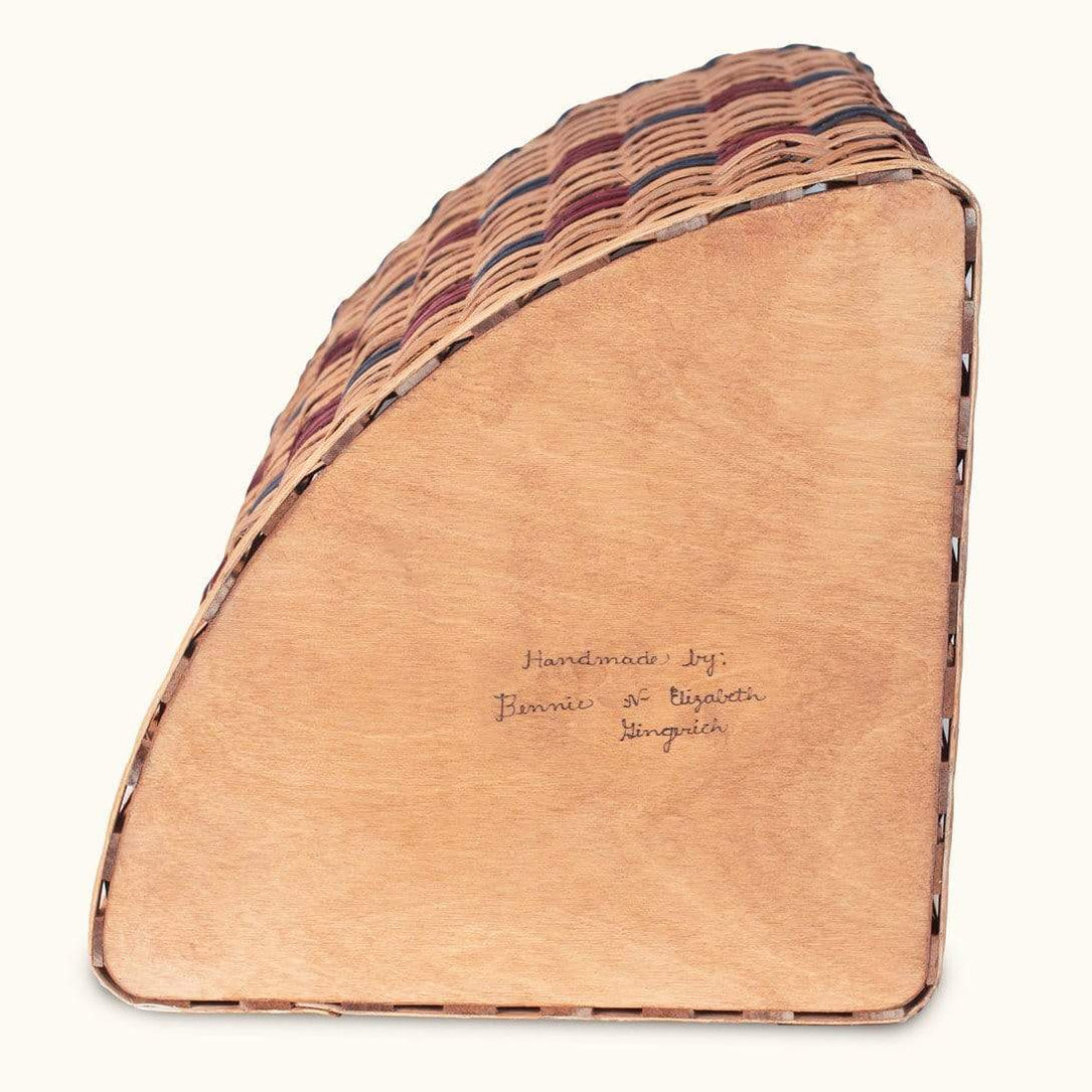 Corner Hamper Large Amish Wicker Laundry Basket w/Lid — Amish Baskets