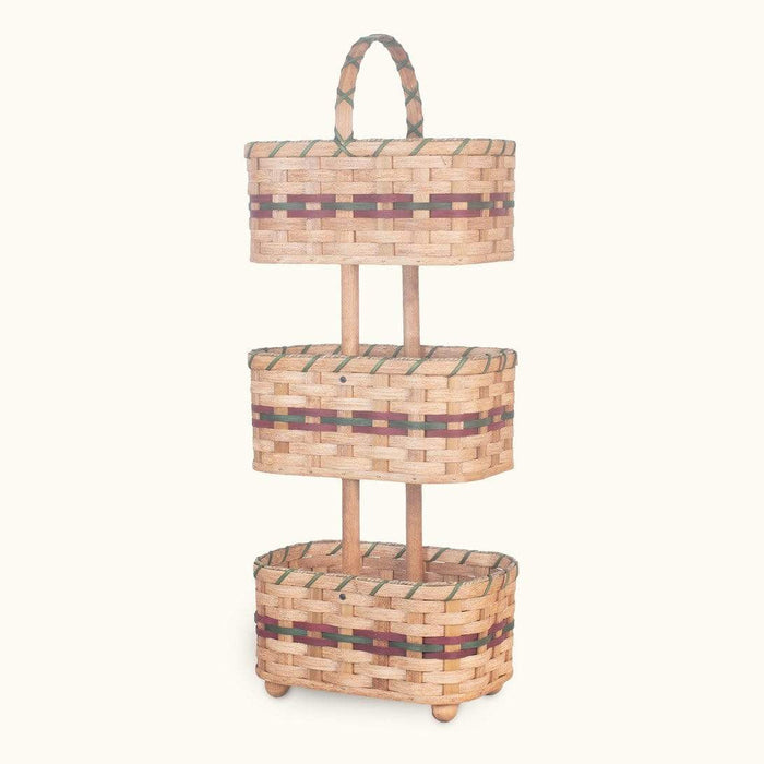 Storage Basket for Organizing, Set of 3 Wicker Baskets, Handwoven