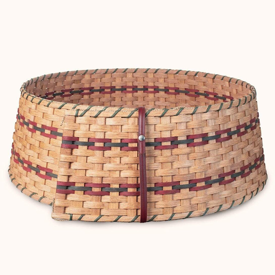 Large Tree Collar Amish Woven Wicker Basket Christmas Tree Skirt Amish Baskets