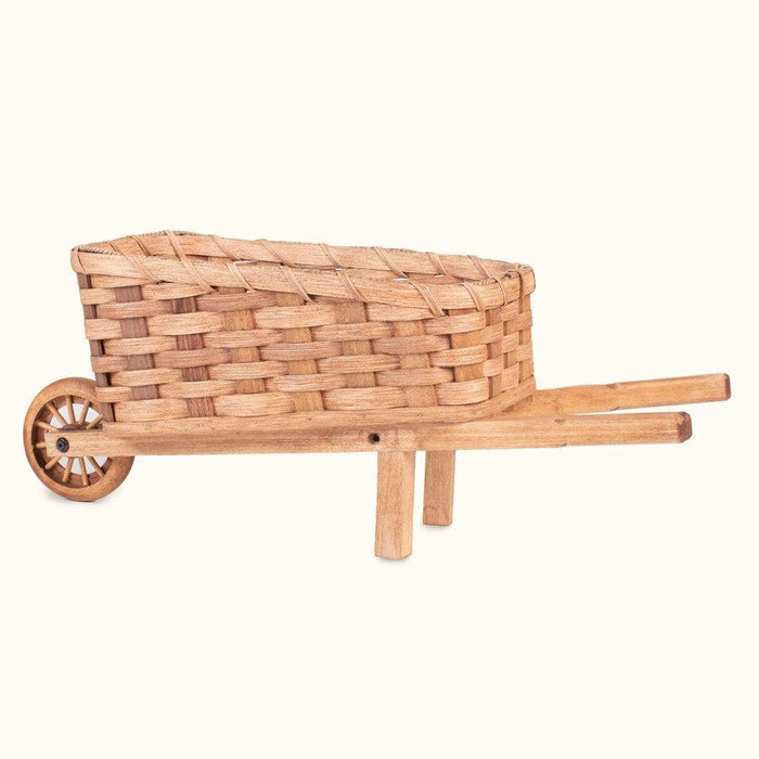 Rustic Farmhouse Wheelbarrow | Large Amish Decorative Table Decor