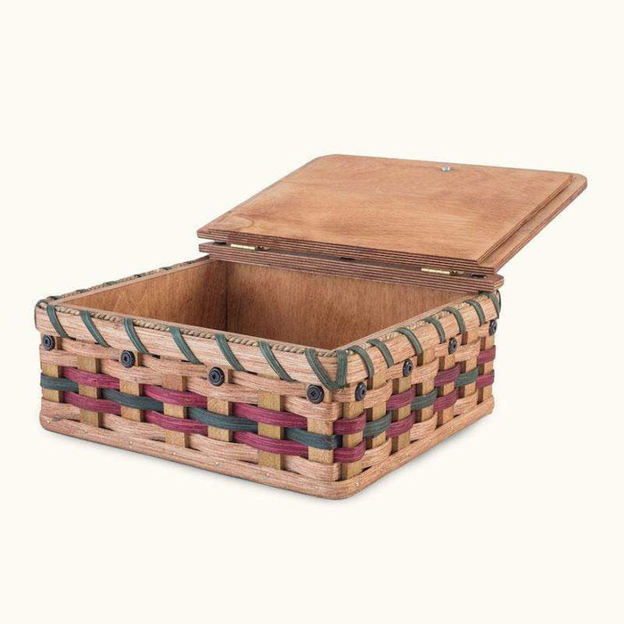 Amish Woven Wood Memory Keepsake Box or Small Jewelry Storage
