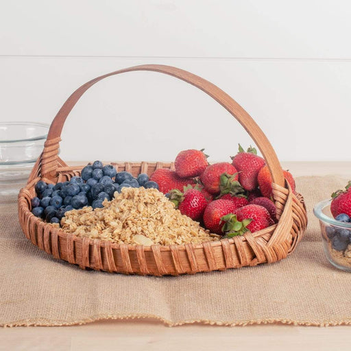 Cookie Serving Tray | Wicker Counter Storage for Fruit, Snacks & More