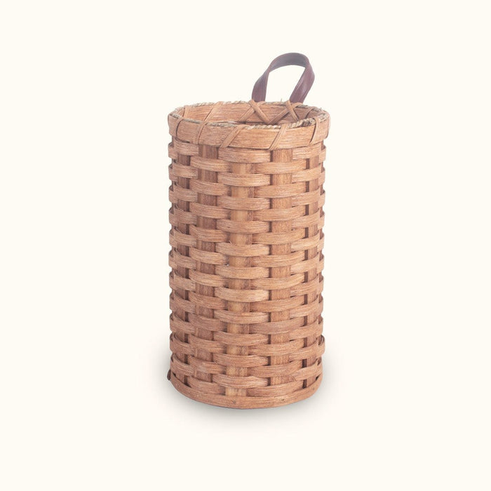 Grocery Bag Dispenser Basket | Amish Bag Dispenser for Plastic Bags