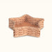 Star Shaped Wicker Basket | Amish Holiday & Napkin Storage Basket