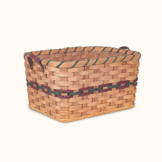 Medium Wicker Laundry Basket - Amish Handmade (Liner Optional)