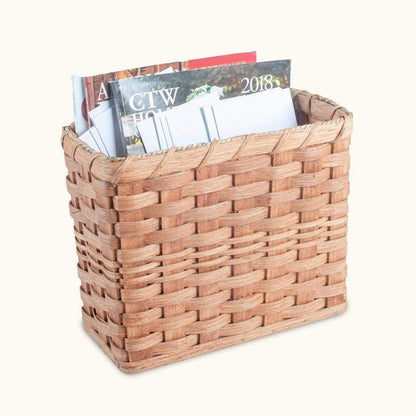 Amish Made Large Wall Hanging & Mail Basket Plain