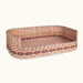 Large Wicker Basket Dog Bed | Amish Handmade Woven Wood