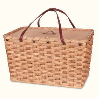 Extra-Large Picnic Basket | Oversized Amish Woven Wicker