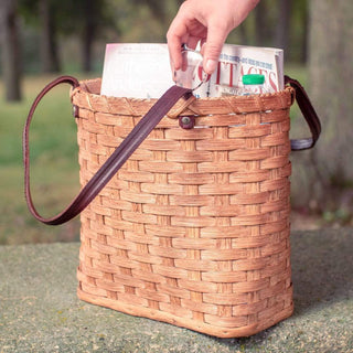 Amish Market and Everyday Tote Bag from Flexible Woven Wicker