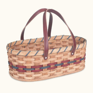 Sewing & Craft Caddy | Portable Amish Wicker Storage Tote