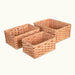 Nesting Storage Baskets | 3 Piece Decorative Organizing Basket Set