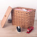 Personal Hanging File Folder Basket | Decorative Amish Wicker Organizer Plain