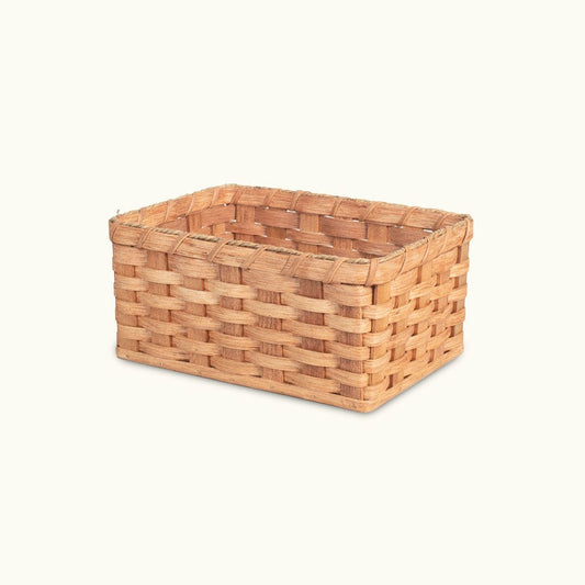 Small Organizer Basket | Amish Woven Wicker Decorative Storage