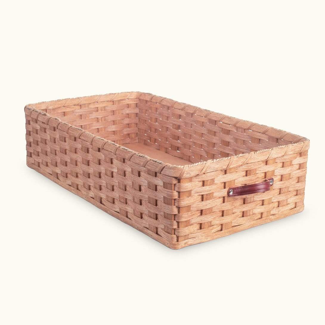Under Bed Storage Basket | Amish Wicker Underbed or Coffee Table Storage